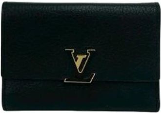Louis Vuitton Pre-owned Vintage Portemonnee (drievoudig) - Dames - Vintage Accessoires - Zwart - ONE Size - Leer - Vintage