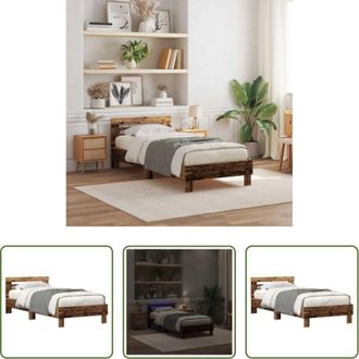 vidaXL vidaXL Letto con doghe - Struttura del letto Legno vecchio 75 x 190 cm Legno multistrato