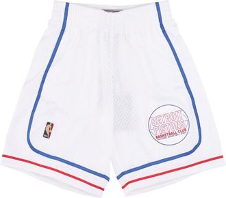 Mitchell & Ness Sportswear, male, White, Size: XL NBA HWC Basketball Shorts 2007 Detroit Pistons