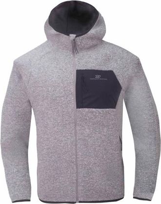 2117 of Sweden Skord Pile Hoodie Fleecejacke f&uuml;r Herren | grau