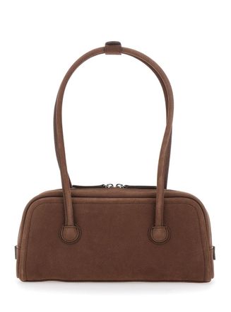 Margesherwood Womens Shoulder Bag Brown Leather Cow