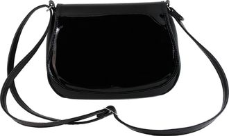 Loni Shoulder Bags for Women Handbag Crossbody Everyday Saddle Bag Medium Patent/Pu Leather