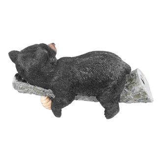 OEM Preciosa Figura De Oso Negro De Resina, Ideal Para Decorar Jardines Y Patios, 509 Gramos