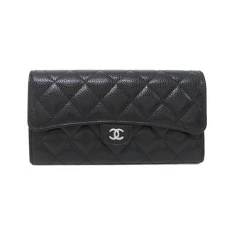 Chanel Black Grained Calfskin (Pre-Owned)