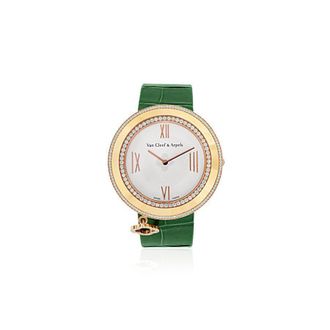 Van Cleef & Arpels Pre-owned Van Cleef & Arpels Charms Quartz Diamond White Dial Ladies Watch 2572115