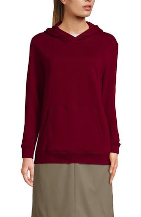 Lands End School Uniform Adult Hooded Pullover Sweatshirt in Garnet at Nordstrom, Size Xx-Small
