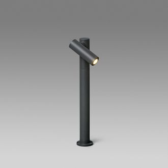 Netlighting Spy Outdoor LED Bollard Spotlight Lamp Dark Grey 6W H430 IP65