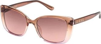 Guess Gu 9208 59F Zonnebrillen - unisex - Zonnebrillen - Beige - 49 MM - Accessoires