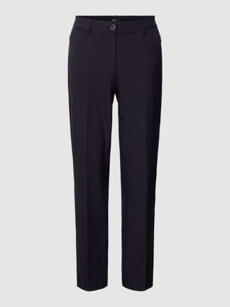 Brax Brax Hose in unifarbenem Design Modell MARON in Marine, Größe 38K