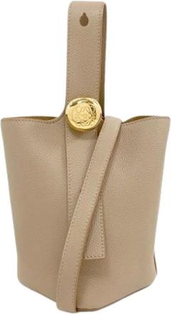 Loewe Pre-owned Bucket Bag - Dames - Vintage Tas - Beige - ONE Size - Leer - Vintage