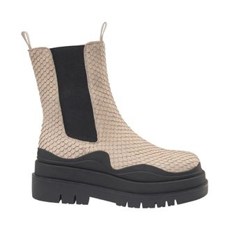Sofie Schnoor Snake Look Off White Boot