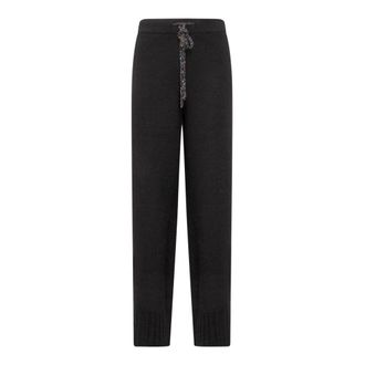 Circus Hotel Trainingsbroeken met Paillettenlogo - Dames - Sweatpants - Zwart - M - Pailletten - Broeken
