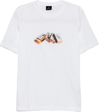 Paul Smith T-shirt con stampa grafica - Bianco