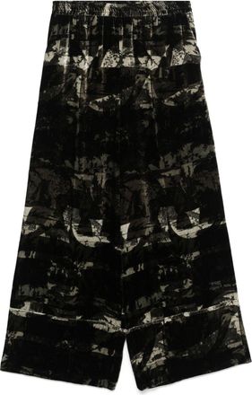 Pierre-Louis Mascia Kanada trousers - unisex - Viscose/Silk - S - Black