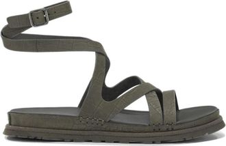 UGG Golden Gaze Su&egrave;de Enkelband Sandalen - Dames - Sandalen - Groen - 36 EU - Su&egrave;de - Schoenen
