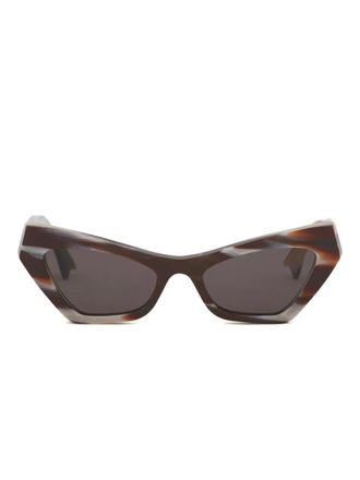Marni Eyewear x RETROSUPERFUTURE Zelaryth cat-eye sunglasses - unisex - Acetate/Resin/Metal - One Size - Brown