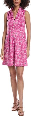 Tyler B&ouml;e Emily Button Ruffle Jacquard Mini Dress