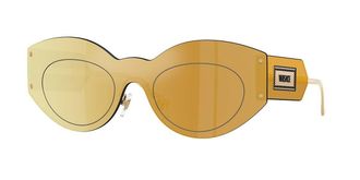 Versace VE2276 10027P Womens Sunglasses Brown Size 144