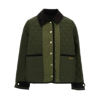 Barbour Jassen, Dames, Groen, M, Ainsdale Quilted Jacket