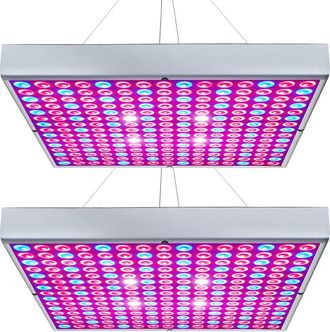No Brand L&aacute;mpara Led De Cultivo - 225 Leds - L&aacute;mpara Para Plantas Con Panel Rojo, Azul Y Blanco - Adecuada Para Plantas De Interior, Viveros, Hortalizas Y Flor