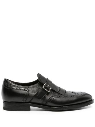 Henderson Baracco Monks con frange - Nero