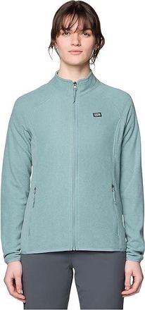 Mountain Hardwear Microchilltm Full Zip Jacket Womens Clothing Blue Sage Heather : XL, Mesh/Polyester
