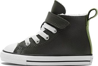 Converse (TD) Converse Chuck Taylor All Star Easy-On Lined Leather Green A01473C