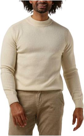 Anerkjendt Akrico Lamswollen Knit - Heren - Coltruien - Beige - XL - Wol - Truien & Vesten