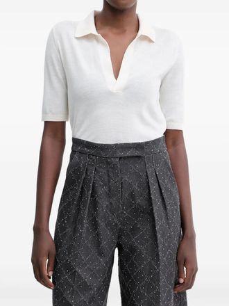 Simona Corsellini Top met korte mouwen - Beige