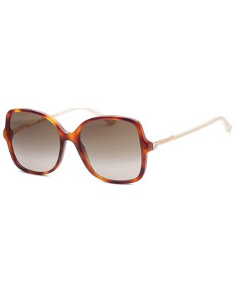 Jimmy Choo London Womens Jc-Judys 57Mm Sunglasses