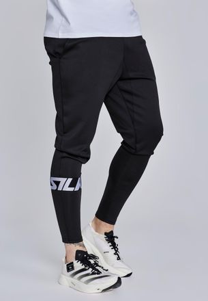 Siksilk Joggers para Hombres Negro Ajuste Muscular XL