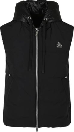 Moose Knuckles Tegan Down Vest - Dames - Bodywarmers - Zwart - L - Nylon - Jassen