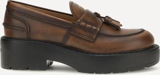Miu Miu Mocassini con nappe in pelle liscia Woman 37.5