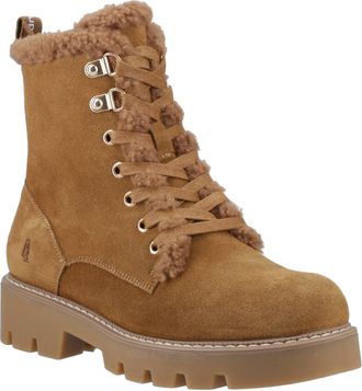 Hush Puppies Aurelia Suede WoMens Tan Winter Ankle Boots - Size UK 4