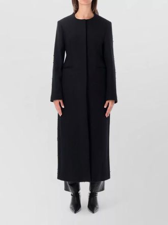 Loulou Studio fitted single breasted coat