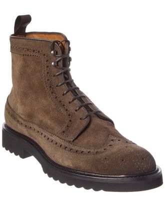 Antonio Maurizi Lace-Up Suede Boot