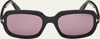 Tom Ford Lana-02 53MM Square Sunglasses