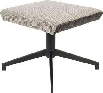 Zuiver Taburete de tela gris