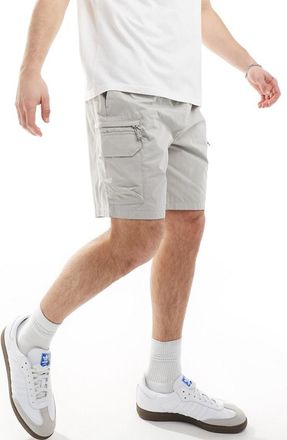 River Island cargo shorts in light stone-Neutral