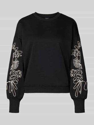 Only Relaxed Fit Sweatshirt aus Baumwoll-Mix Modell BROOKE in Black, Gr&ouml;&szlig;e XL