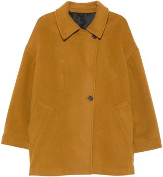 Paul Smith Single-Breasted Coat - Dames - Mantel - Bruin - S - Jassen