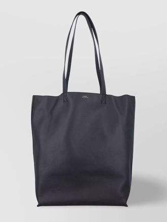 A.P.C. maiko textured tote bag with dual handles