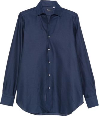 Finamore Dark Blue Regular Shirt
