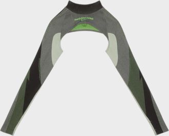 Nike x Feng Chen Wang Womens Long-Sleeve Knit Top - Green - Size X-Small