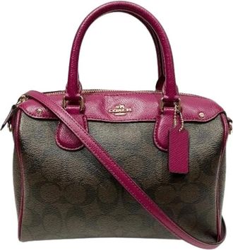 Coach Pre-owned Handbags, female, Multicolor, Size: ONE SIZE Pre-owned Plastic Handbag