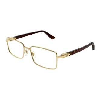 Cartier Optical Frame - Heren - Brillen - Geel - 58 MM - Accessoires
