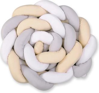 OEM Paracolpi Per Lettino Intrecciato Xxl - Bianco-grigio-beige