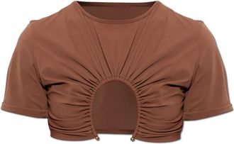 CHRISTOPHER ESBER Prong Bikini Top - Dames - T-shirts - Bruin - S - Tops