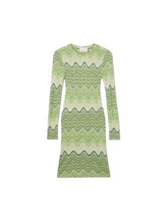 MC2 Saint Barth Fitted Mini Dress with Long Sleeves