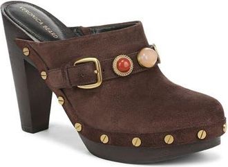 Veronica Beard Giana Charms Platform Clog in Espresso at Nordstrom, Size 10.5